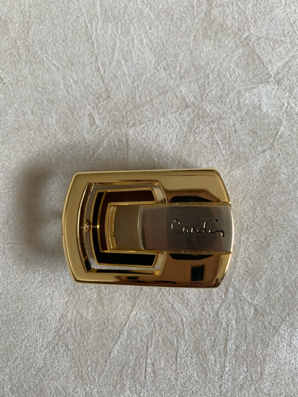 Pierre Cardin Gold and Silver Men’s Belt Buckle